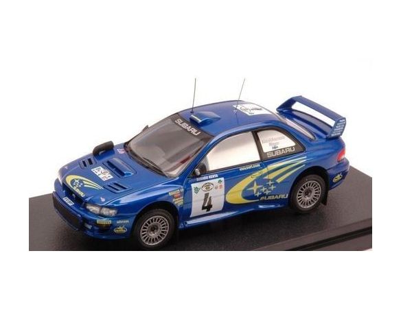Hpi Racing HPI8638 SUBARU IMPREZA WRC'99 N.4 2nd SAFARI 2000  KANKKUNEN-REPO 1:43 Modellino