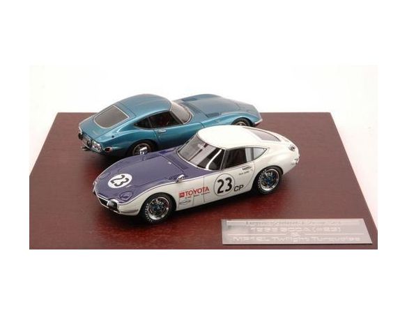 Hpi Racing HPI8817 TOYOTA 2000GT 1968 SCCA & MF12L 2 CAR SET 1:43 Modellino