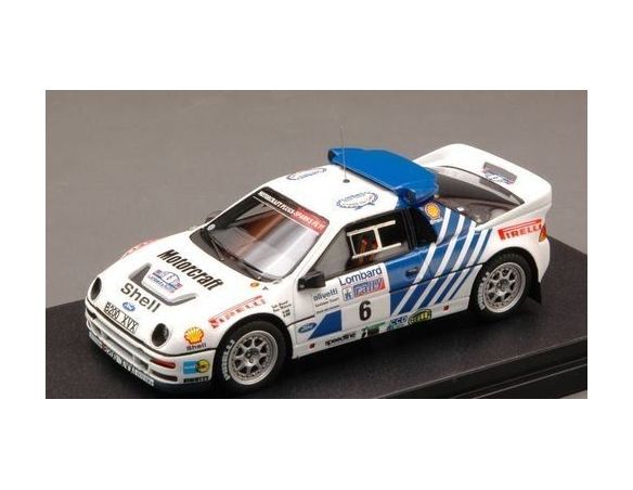 Hpi Racing HPI8843 FORD RS200 N.6 5th RAC 1986 GRUNDEL-MELANDER 1:43 Modellino