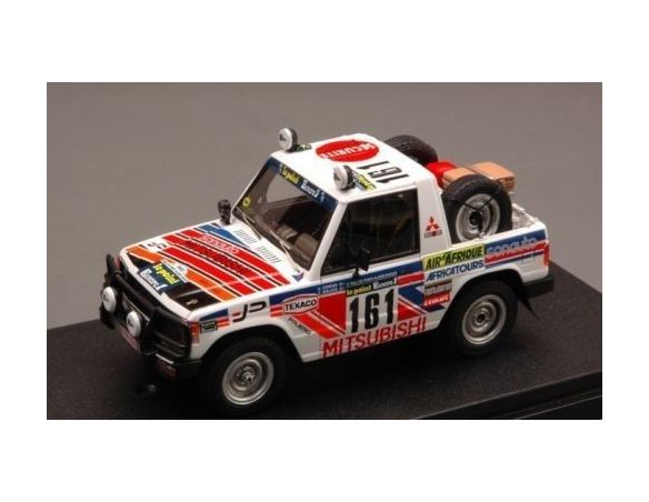 Hpi Racing HPI8877 MITSUBISHI PAJERO N.161 11th PARIS-DAKAR 1983 COWAN-MALKIN 1:43 Modellino
