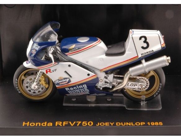 Ixo Model BIXJ0010 HONDA 750 J.DUNLOP N.3 1985 1:24 Moto