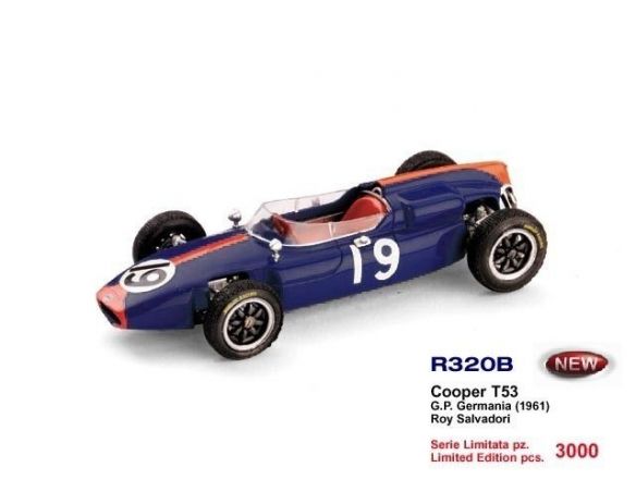 Brumm R320B COOPER T53 '61 GP GERMANIA 1/43 Modellino