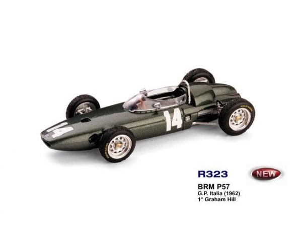 Brumm BM0323 BRM P 57 G.HILL 1962 N.14 WINNER ITALY GP WORLD CHAMPION 1:43 Modellino