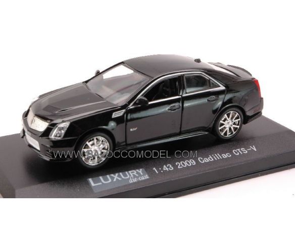 Luxury LX10045 CADILLAC CTS-V 2009 BLACK 1:43 Modellino