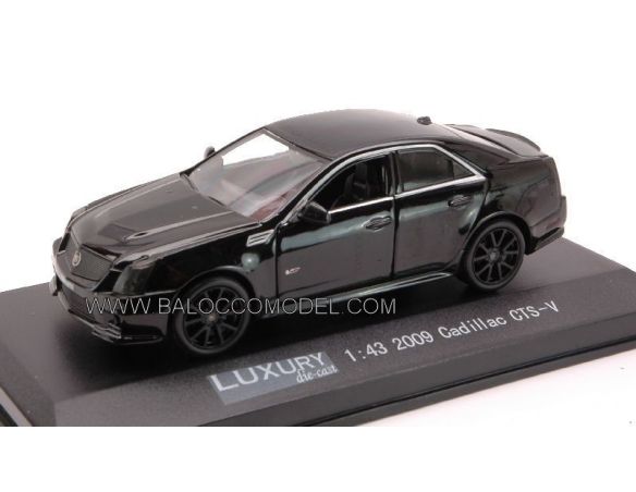 Luxury LX10046 CADILLAC CTS-V 2009 BLACKOUT 1:43 Auto Stradali