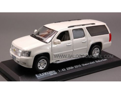 Luxury LX10072 CHEVY SUBURBAN 2009 WHITE DIAM.1:43 Modellino