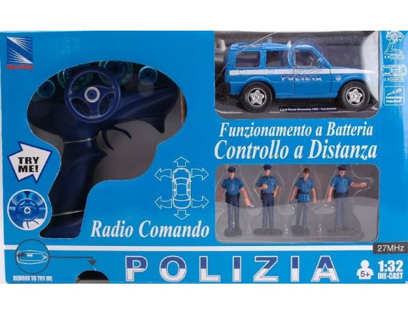 New Ray NY86916 LAND ROVER DISCOV.POLIZIA SET 1:32 Modellino