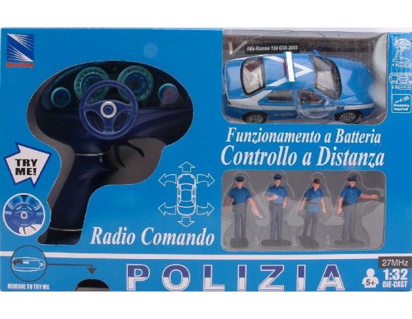 New Ray NY86946 A.ROMEO 156 POLIZIA RADIOCOM.1:32 Radiocomando