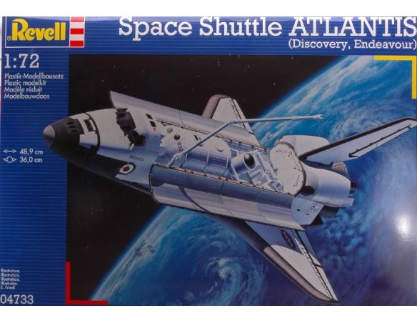 Revell RV4733 SPACE SHUTTLE DISCOVERY KIT 1:72 Kit Space
