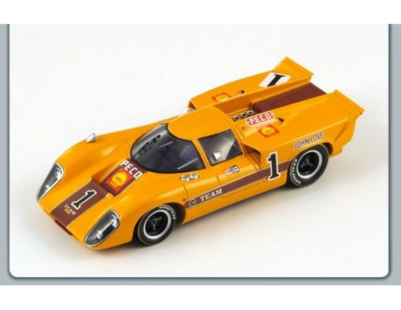 Spark Model S0316 LOLA T70 MK3B N.1 WINNER 3H BULAWAYO 1969 1:43 Auto Competizione