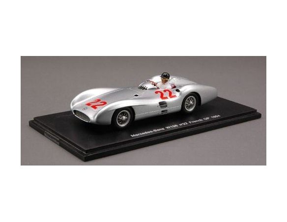 Spark Model S1037 MERCEDES H.HERMANN FRENCH GP'54 1:43 Modellino