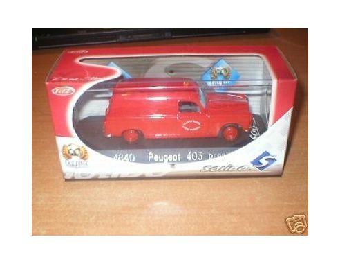 Solido 4840 PEUGEOT 403 BREAK POMPIER 1/43 Modellino