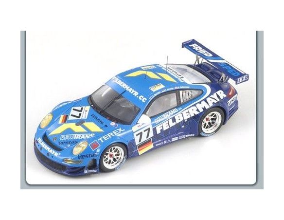 Spark Model S1909 PORSCHE 997 GT 3 N. 77 LM 2008 1:43 Modellino