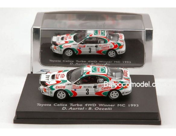 Spark Model S87023 TOYOTA CELICA WINNER M.CARLO'93 1:87 Auto Rally