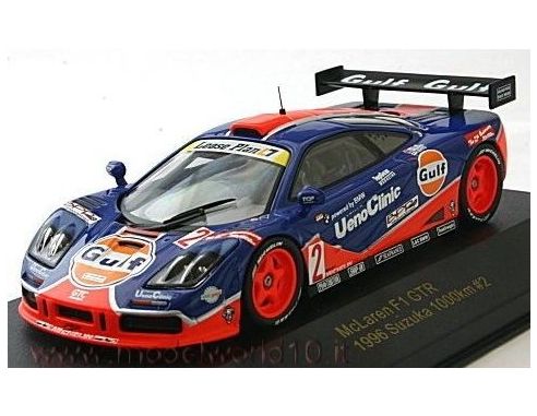 Ixo model KBI010 MC LAREN F 1 GTR GULF N.2 1996 1:43 Modellino