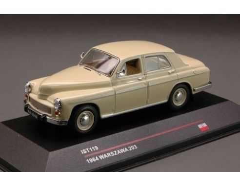 IST Models IST119 WARSZAWA 203 POLAND 1964 BEIGE 1:43 Modellino