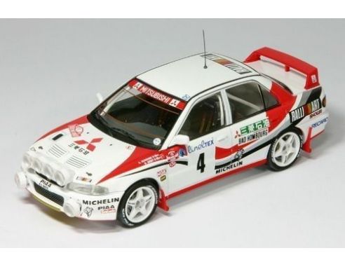Hpi Racing HPI8542 MITSUBISHI LANCER EVOLUTION N.4 6th MONTECARLO 1993 SCHWARZ-GRIST 1:43 Modellino