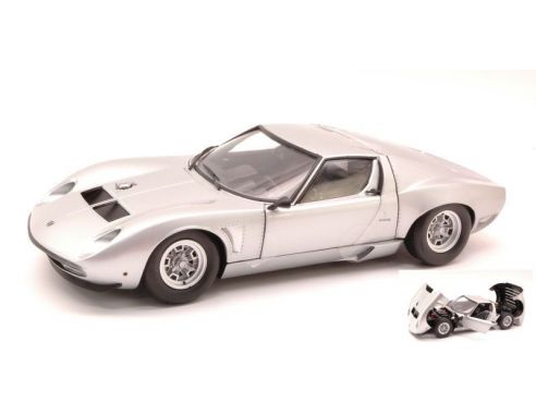 Kyosho KY8315S LAMBORGHINI JOTA SVJ 1972 SILVER 1:18 Auto Stradali
