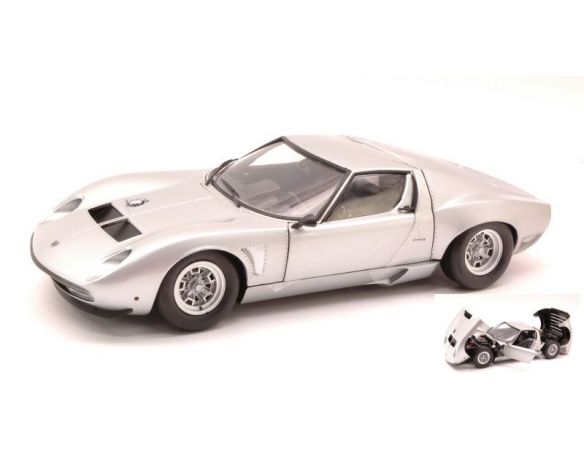 Kyosho KY8315S LAMBORGHINI JOTA SVJ 1972 SILVER 1:18 Auto Stradali
