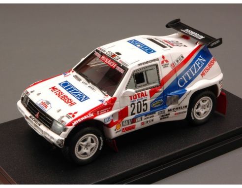 Hpi Racing HPI8881 MITSUBISHI PAJERO N.205 5th PARIS-DAKKAR 1993 SHINOZUKA-MAGNE 1:43 Auto Rally