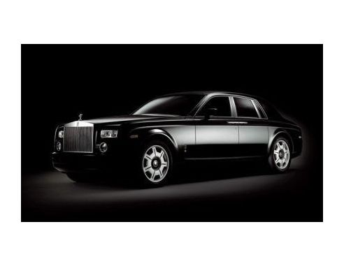 Kyosho KY5531DBK ROLLS ROYCE PHANTOM C NERO BRILLANTE/SILVER 1:43 Modellino