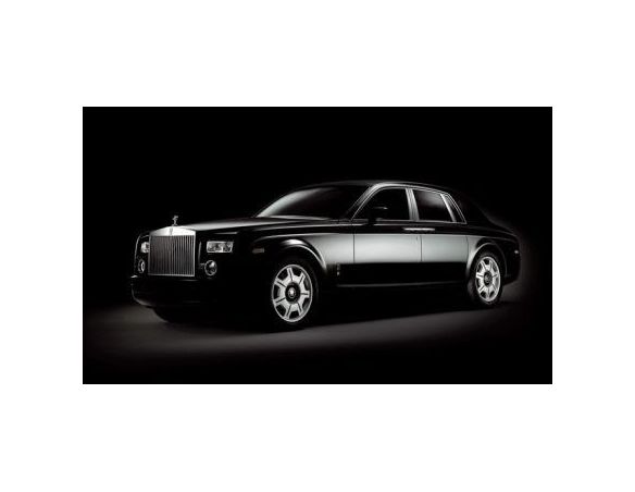 Kyosho KY5531DBK ROLLS ROYCE PHANTOM C NERO BRILLANTE/SILVER 1:43 Modellino