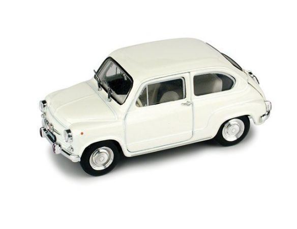 Brumm BM0349-01 FIAT 600 D FANALONE 1965 BIANCO UPD 1:43 Modellino