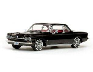 SunStar SS1484 CHEVROLET CORVAIR COUPE' 1963 TUXEDO BLACK 1:18 Modellino