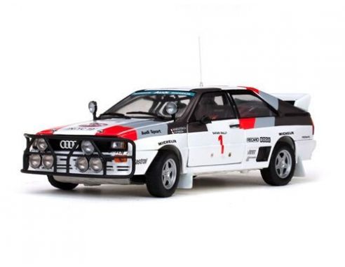 SunStar SS4227 AUDI QUATTRO A1 N.1 3rd SAFARI RALLY 1983 MOUTON-PONS 1:18 Modellino
