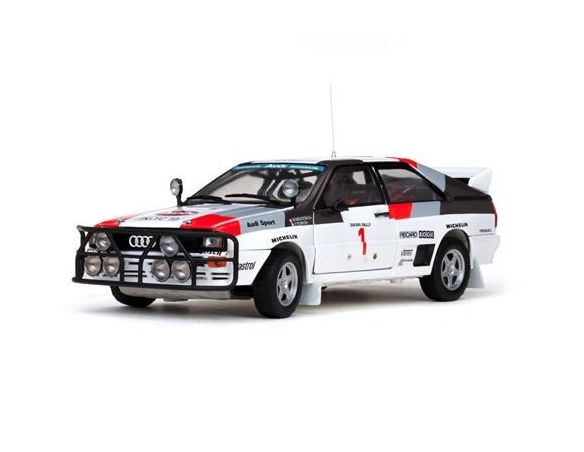 SunStar SS4227 AUDI QUATTRO A1 N.1 3rd SAFARI RALLY 1983 MOUTON-PONS 1:18 Modellino
