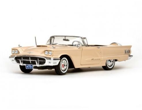 SunStar 4316 FORD THUNDERBIRD OPEN CONVERTIBLE 1960 TAWNEY BEIGE 1:18 Modellino