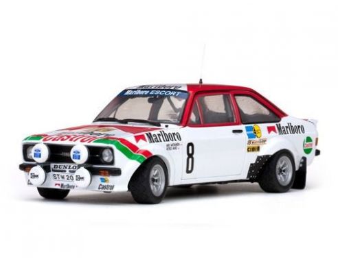 SunStar SS4458 FORD ESCORT RS1800 N.8 5th SWEDEN RALLY 1978 VATANEN-AHO 1:18 Modellino