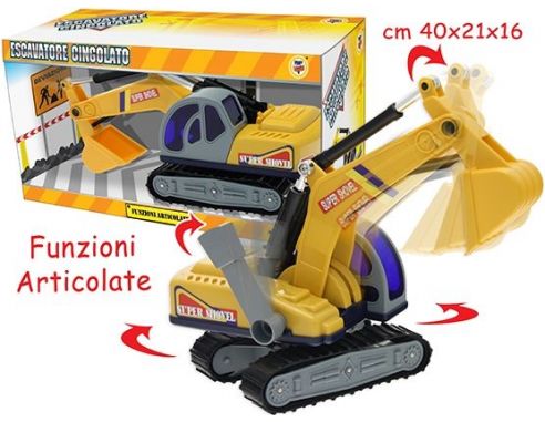 Teorema TE62402 ESCAVATORE CINGOLATO IN SCATOLA cm 40x21 Modellino