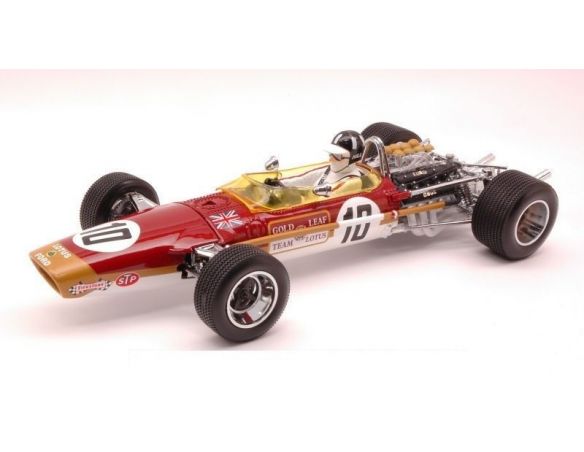 Quartzo QZ18214 LOTUS 49 G.HILL 1968 N.10 WINNER SPANISH GP 1:18 Modellino