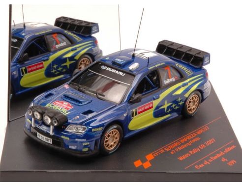 Vitesse VE43138 SUBARU IMPREZA N.7 4th WALES RALLY GB 2007 SOLBERG-MILLS 1:43 Modellino