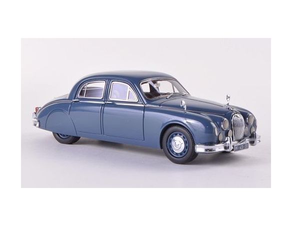 Neo Scale Models NEO44331 JAGUAR MKI 2.4 LHD 1955 BLUE-GREY 1:43 Modellino