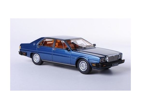 Neo Scale Models NEO44565 MASERATI QUATTROPORTE ROYALE III 1983 BLUE MET.1:43 Modellino