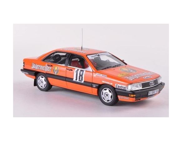 Neo Scale Models NEO45251 AUDI 200 QUATTRO N.18 JAGERMEISTER RALLY BADEN-WUTTEMBERG 1987 1:43 Modellino