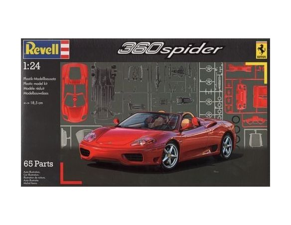 Revell RV7085 FERRARI 360 MODENA SPIDER KIT 1:24 Kit Auto