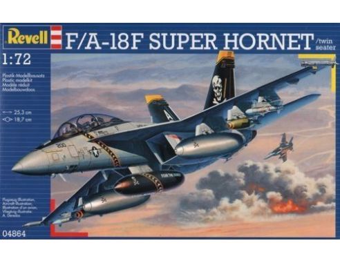 Revell RV4864 F/A-18F SUPER HORNET KIT 1:72 Modellino