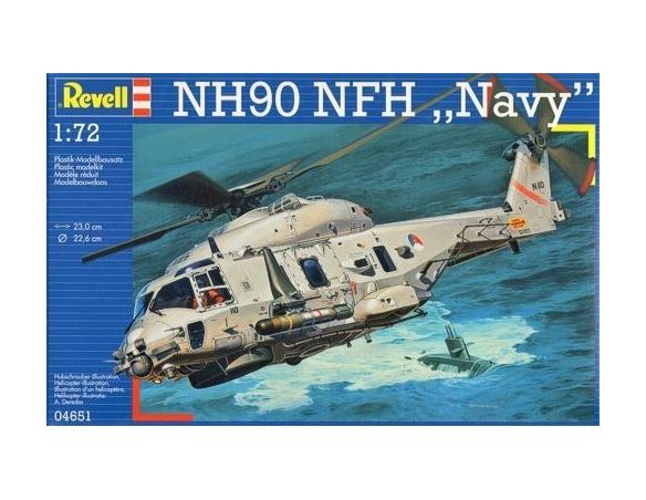 Revell RV4651 NH-90 NFH ELICOPTER KIT 1:72 Modellino