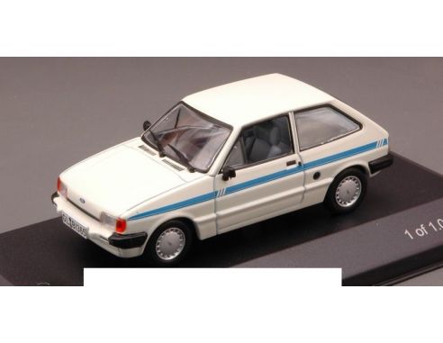 White Box 027 FORD FIESTA MKII WHITE 1/43 Modellino
