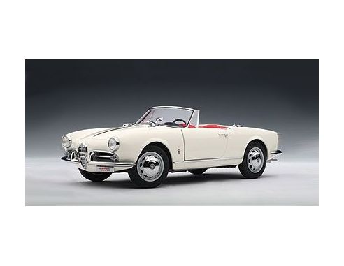 Auto Art / Gateway AA70156 ALFA ROMEO GIULIETTA SPIDER 1957 WHITE 1:18 Modellino