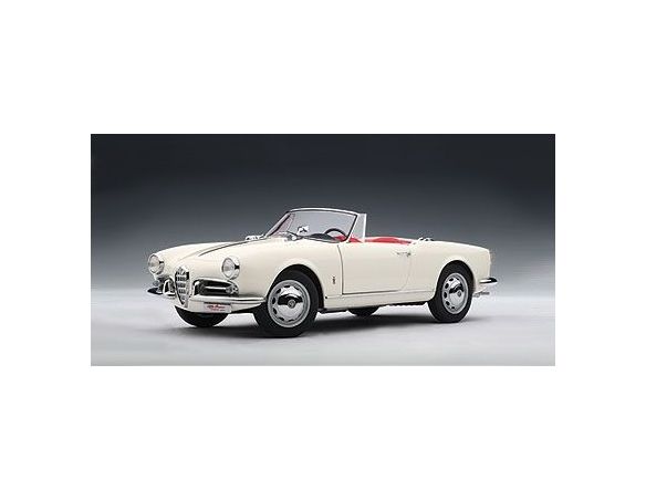 Auto Art / Gateway AA70156 ALFA ROMEO GIULIETTA SPIDER 1957 WHITE 1:18 Modellino