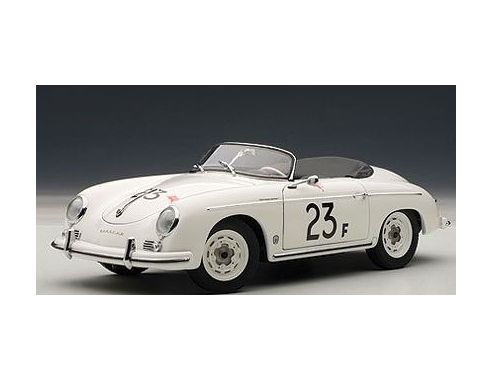 Auto Art / Gateway AA77865 PORSCHE 356A SPEEDSTER N.23F WHITE 1:18 Modellino