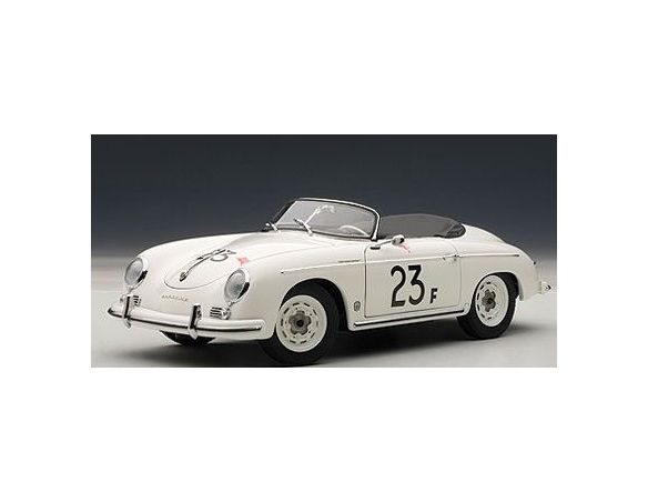 Auto Art / Gateway AA77865 PORSCHE 356A SPEEDSTER N.23F WHITE 1:18 Modellino