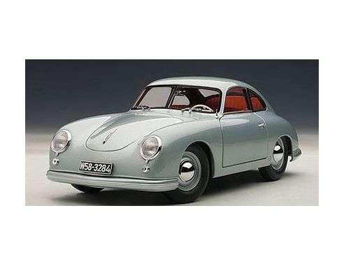 Auto Art / Gateway AA77947 PORSCHE 356 COUPE' FERDINAND SILVER 1:18 Modellino