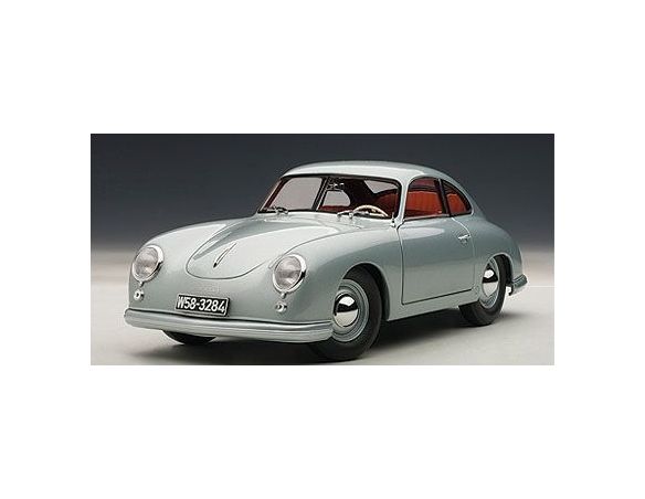 Auto Art / Gateway AA77947 PORSCHE 356 COUPE' FERDINAND SILVER 1:18 Modellino