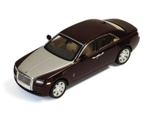 Ixo model MOC150P ROLLS ROYCE GHOST 2009 METALLIC BORDEAUX AND SILVER 1:43 Auto Stradali