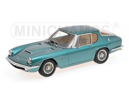 Minichamps PM107123420 MASERATI MISTRAL COUPE' 1963 MET.LIGHT GREEN RESIN ED.LIM.999 PCS 1:18 Auto Stradali